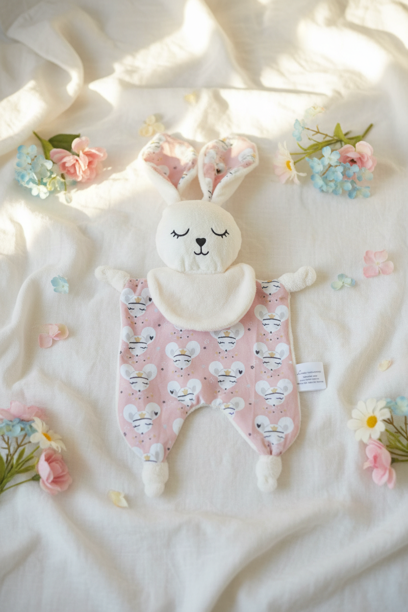 Doudou lapin ambiance cosy