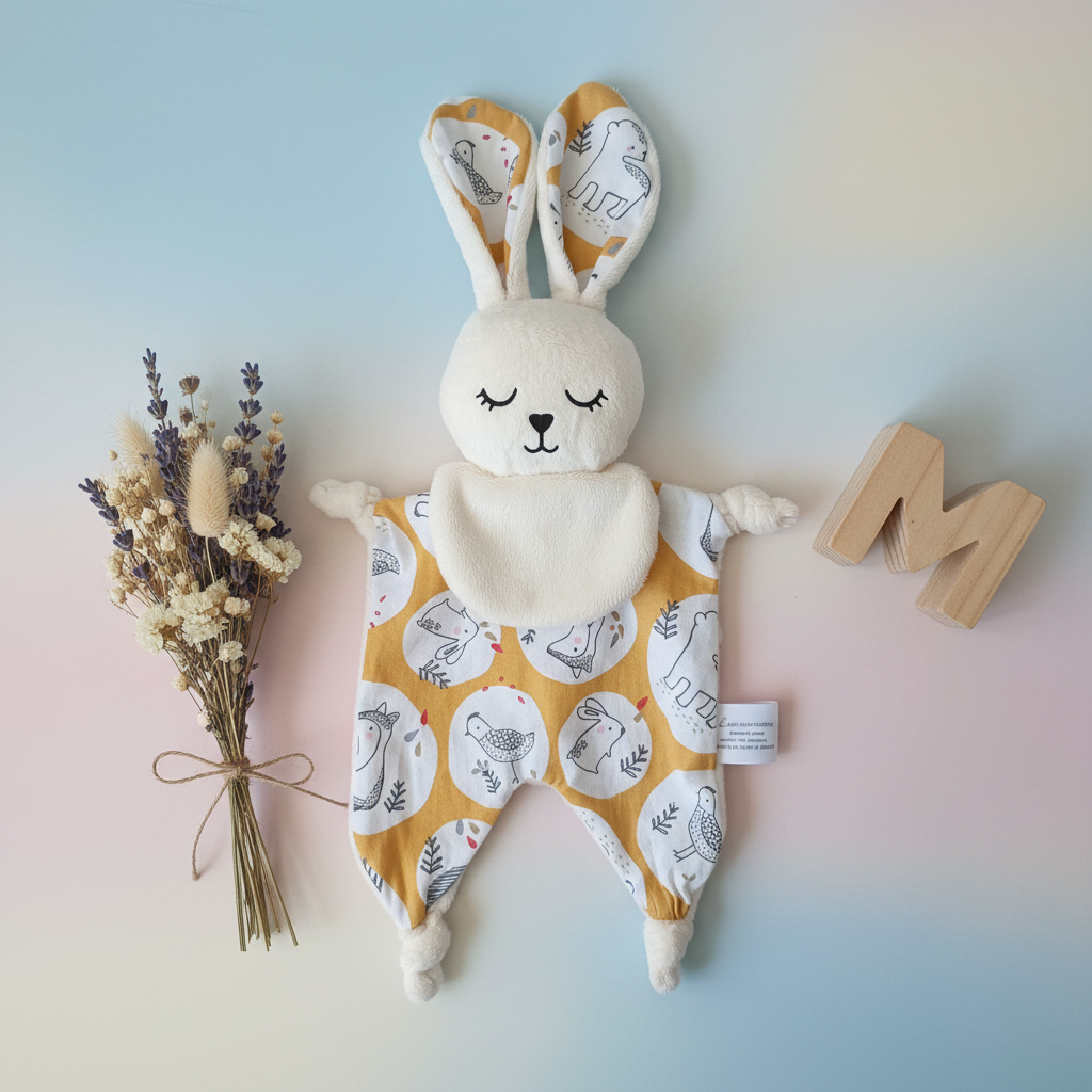 Doudou Lumi - Fleurs séchées